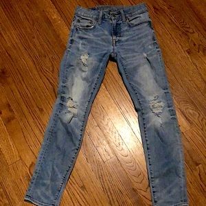 outgrew these, AE skinny jeans size 28x30